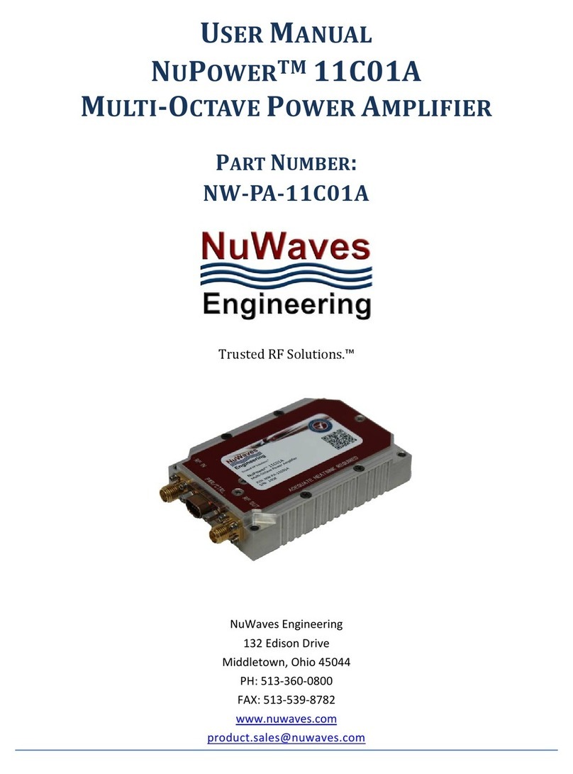 NuWaves Engineering NUPOWER 11C01A user manual