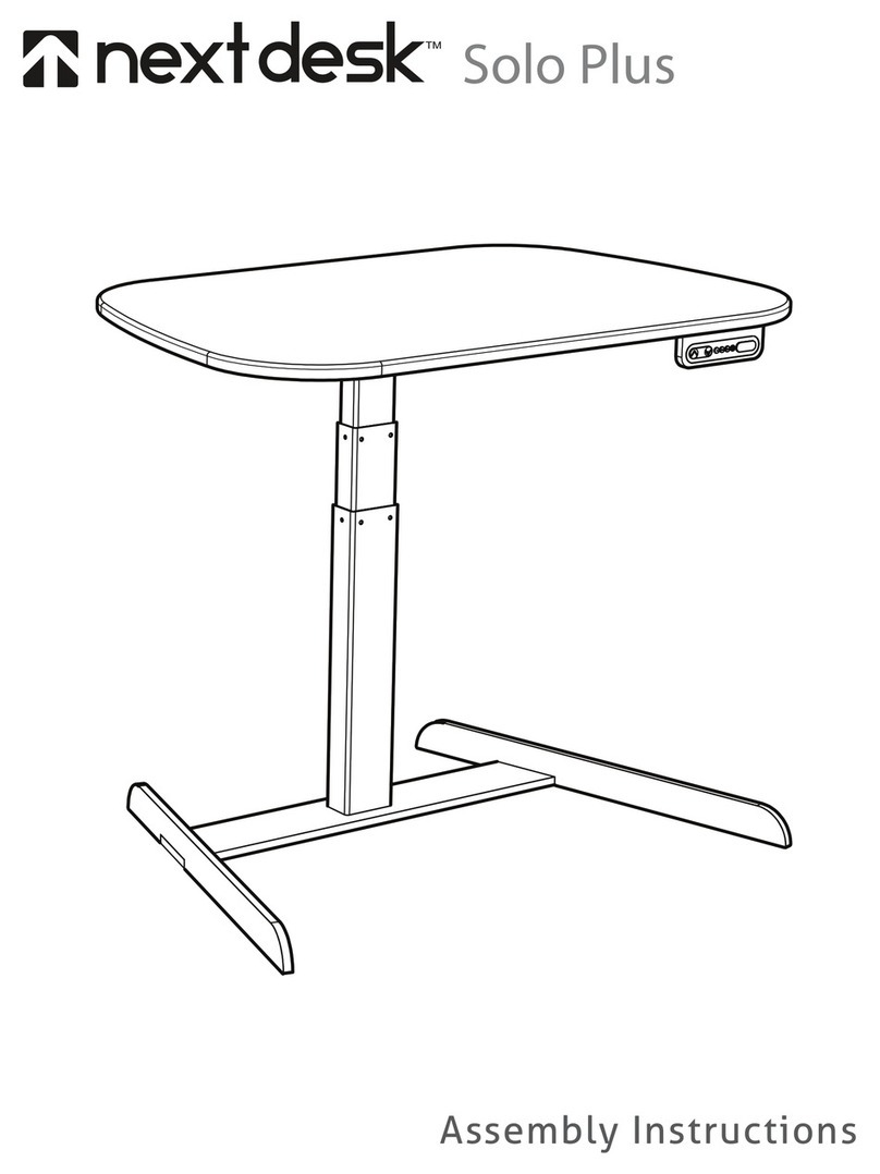 NextDesk SOLO PLUS Assembly instructions