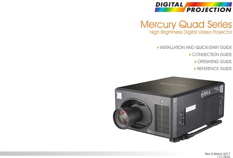 Digital Projection Mercury Quad Series User manual