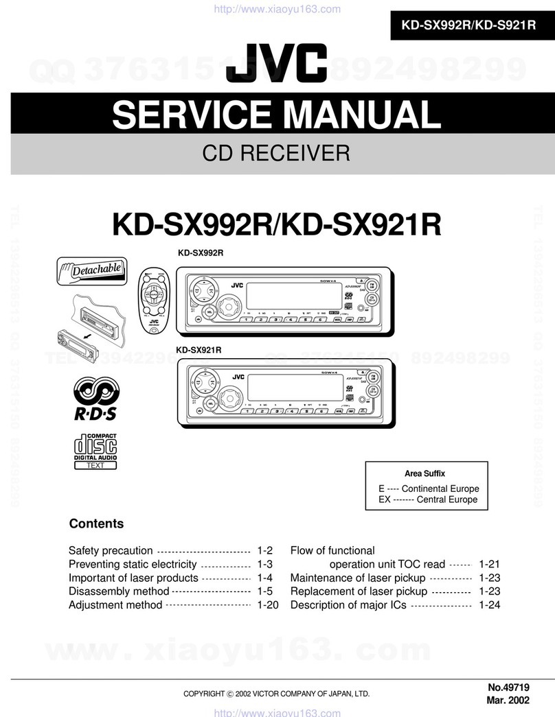 JVC KD-SX992R User manual