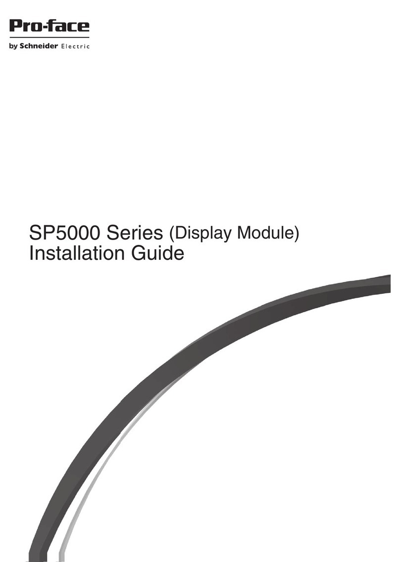 Pro-face SP-5600TP User manual Pro-face SP-5600TP User manual