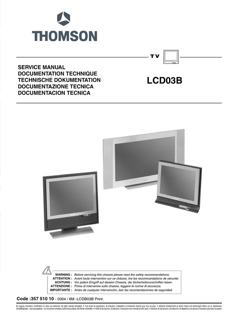 THOMSON LCD03B User manual