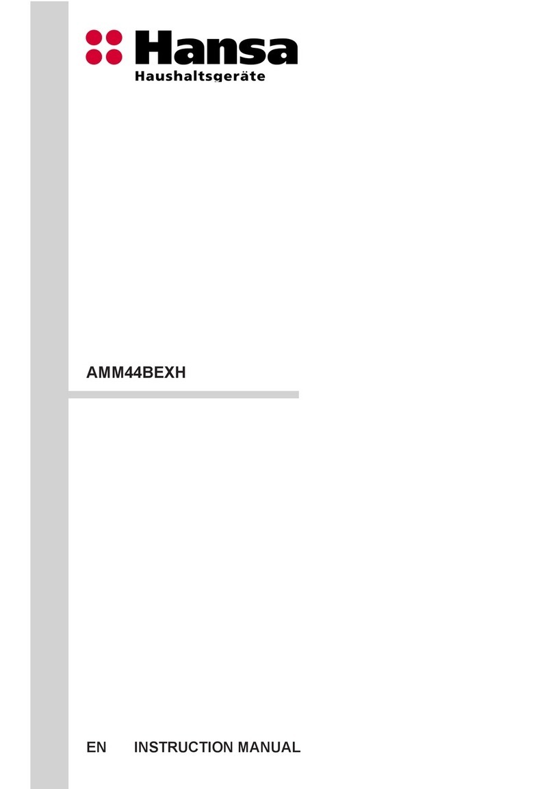 Hansa AMM44BEXH instruction manual