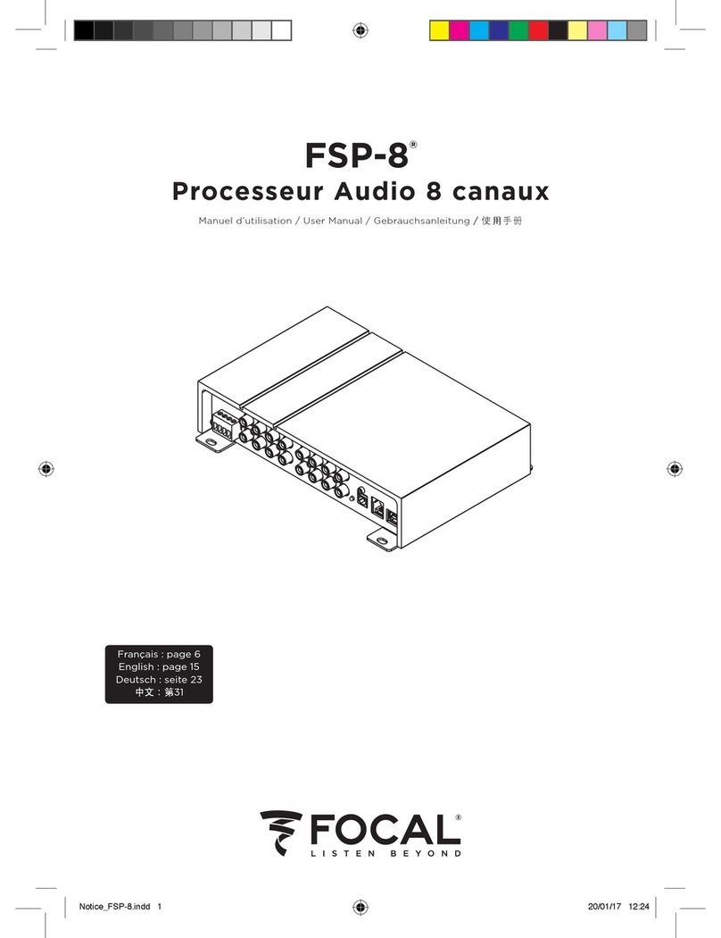 Focal FSP-8 User manual