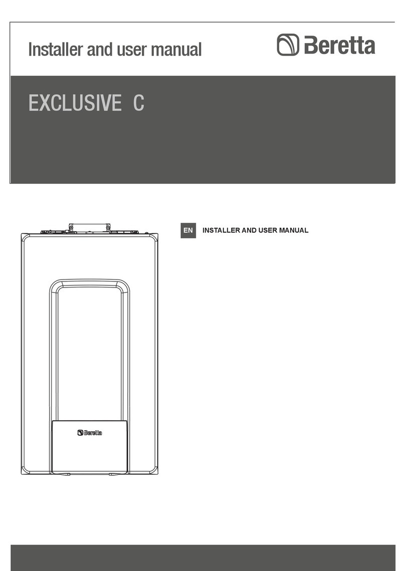 Beretta EXCLUSIVE C installer and user manual Beretta EXCLUSIVE C installer and user manual