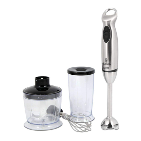Russell Hobbs RHSM650 Instructions & warranty