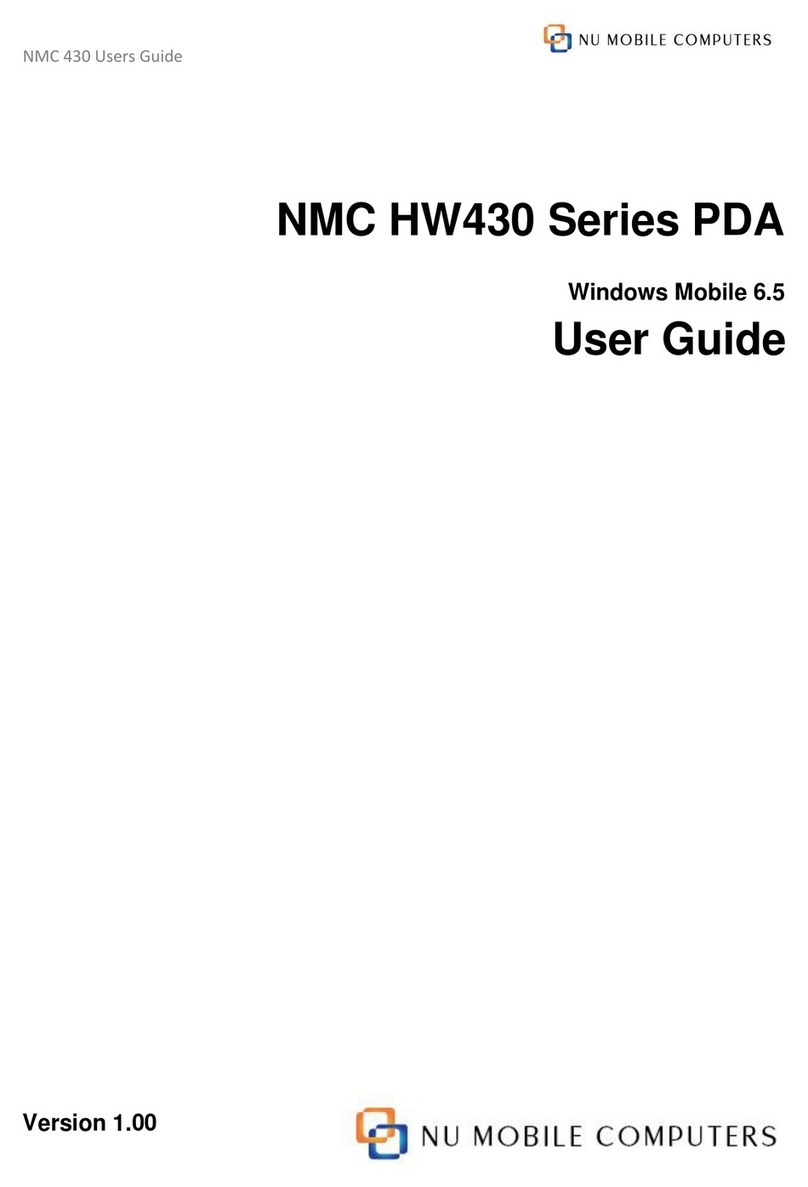 NU MOBILE COMPUTERS NMC HW430 Series user guide