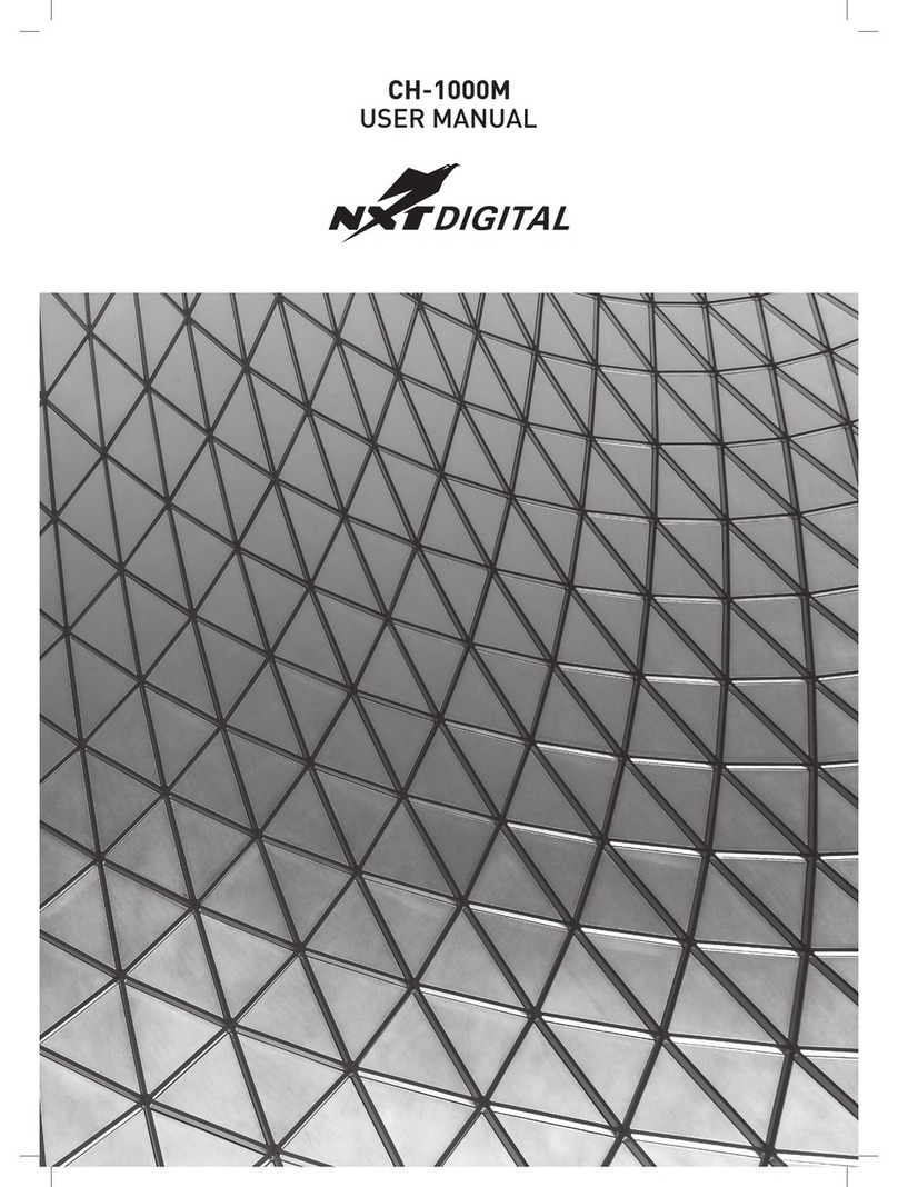 NXT Digital CH-1000M User manual