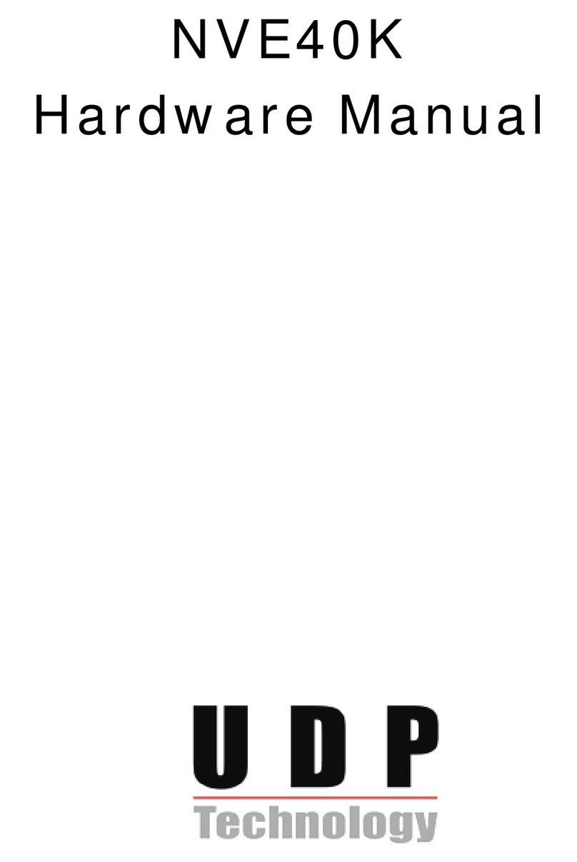 UDP Technology NVE40K Hardware manual