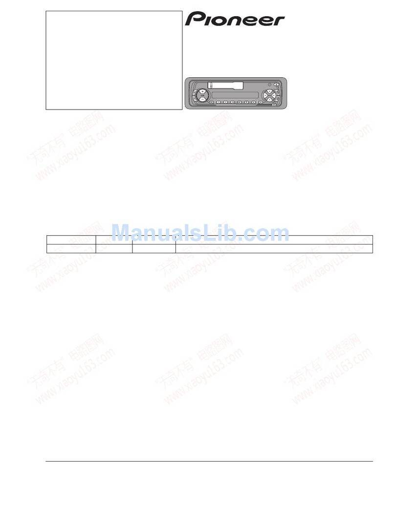 Pioneer KEH-P4010RX1M/EW User manual