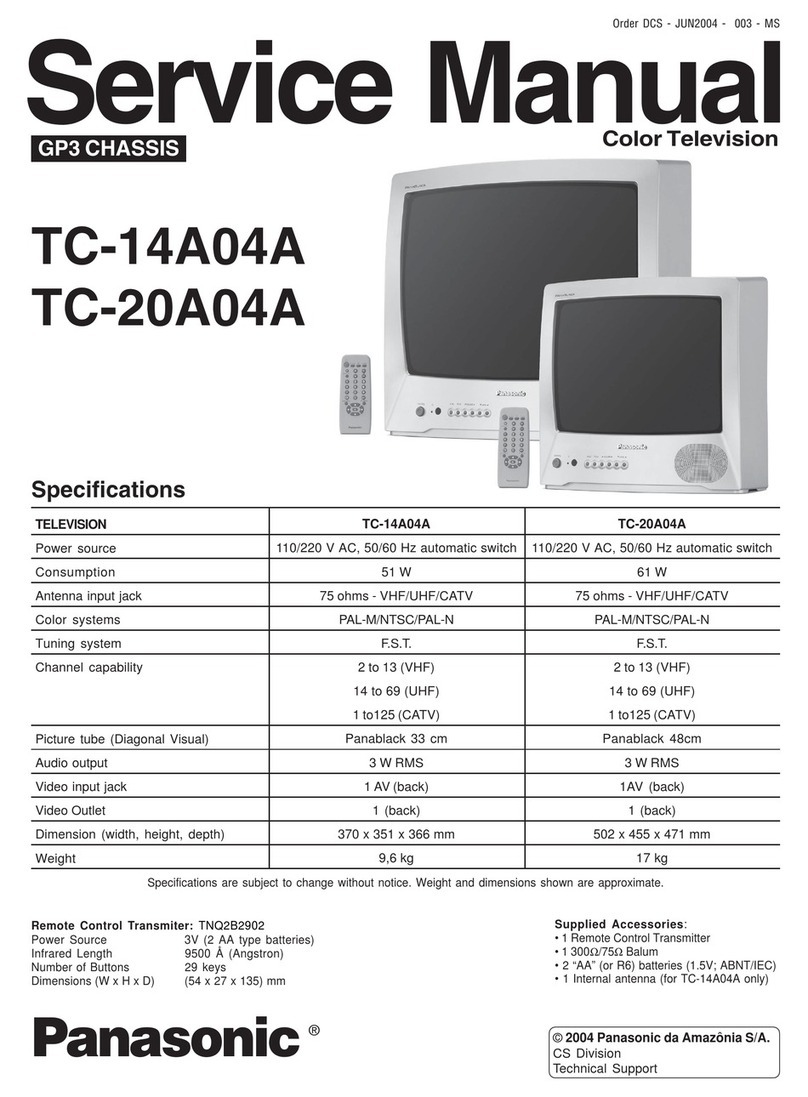 Panasonic TC-14A04A User manual Panasonic TC-14A04A User manual