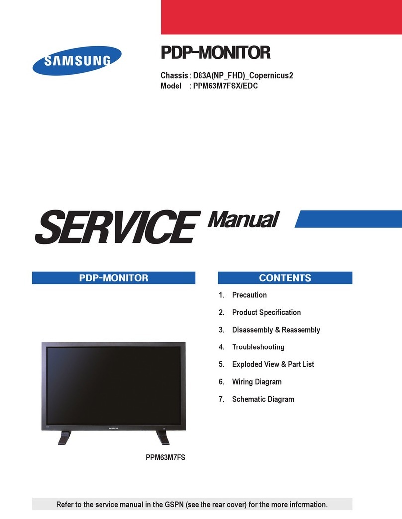 Samsung PPM63M7FS User manual