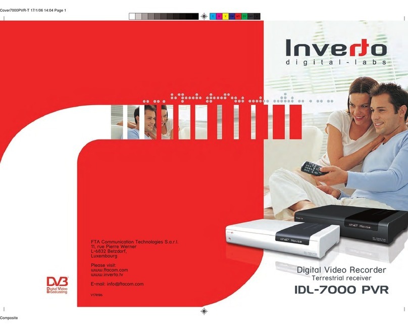 Inverto IDL-7000 PVR manual
