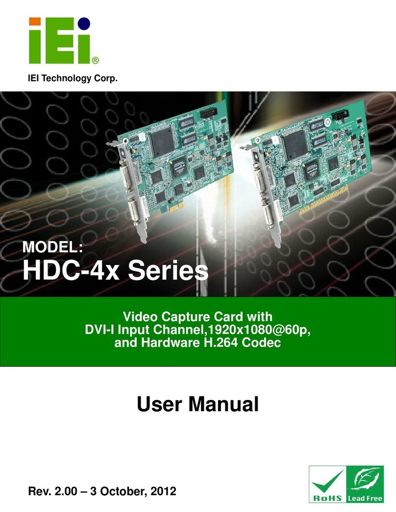 IEI Technology HDC-401 user manual