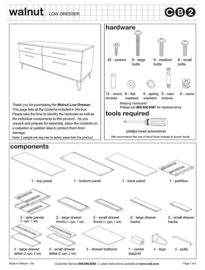 CB2 WALNUT User manual