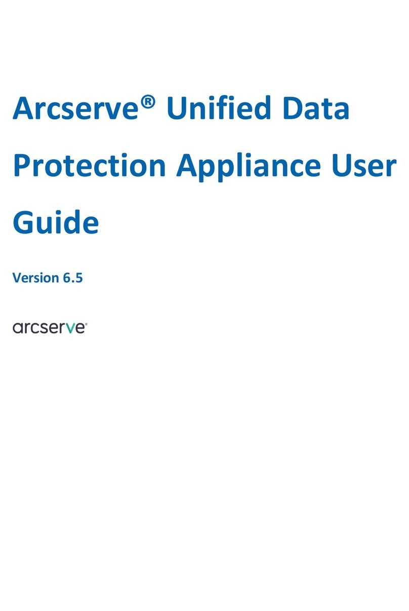 Arcserve 7100 Quick reference manual