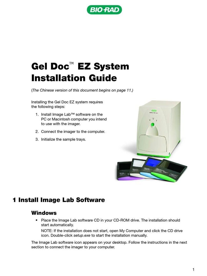 BIO RAD Gel Doc EZ System User manual