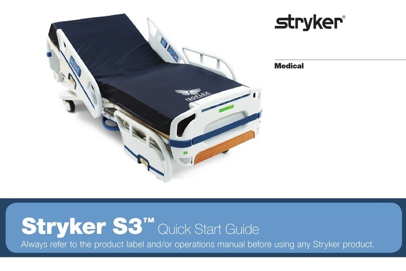 Stryker S3 MEDSURG BED quick start guide