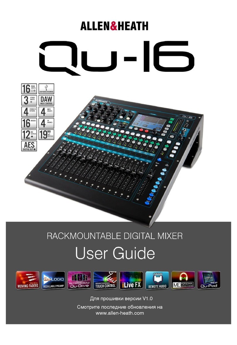 ALLEN & HEATH Qu-16 user guide