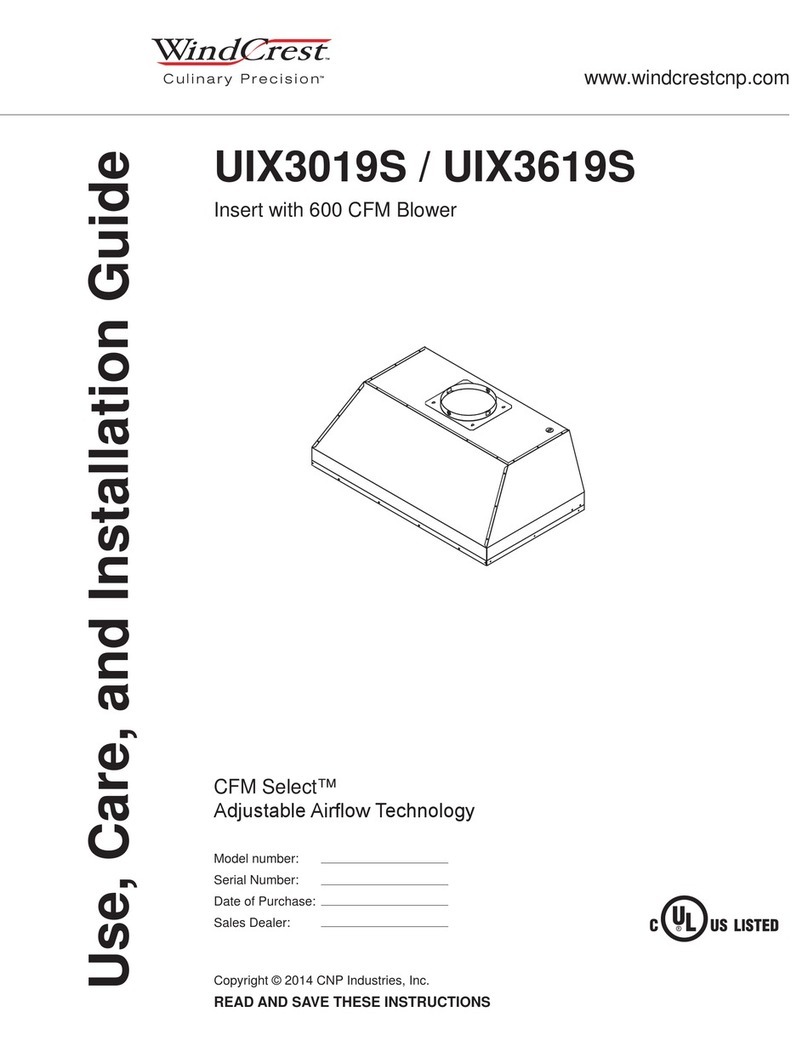 Wind Crest UIX3019S Installation guide