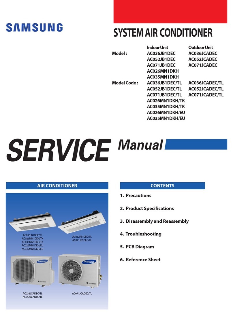 Samsung AC036JB1DEC User manual