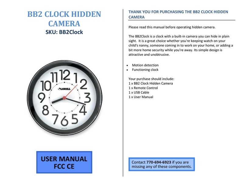 Lorell BB2Clock User manual