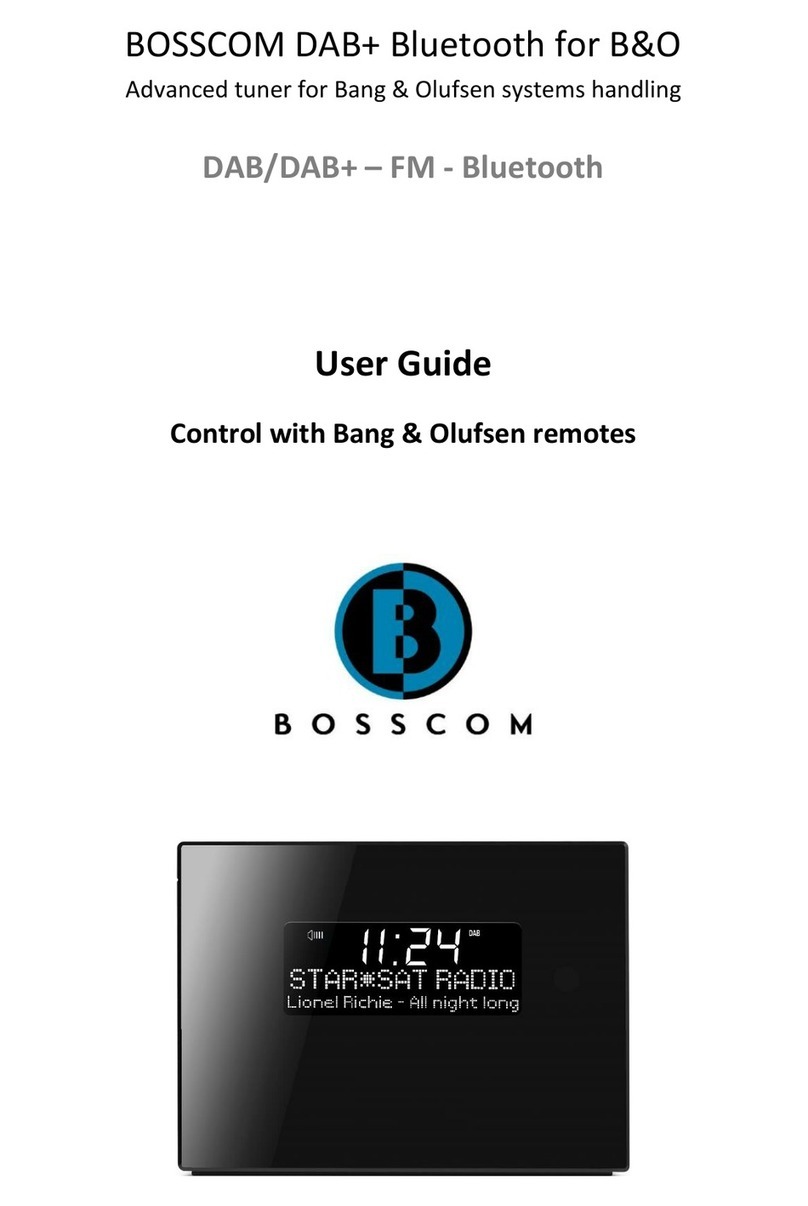 Bosscom DAB+ Bluetooth user guide