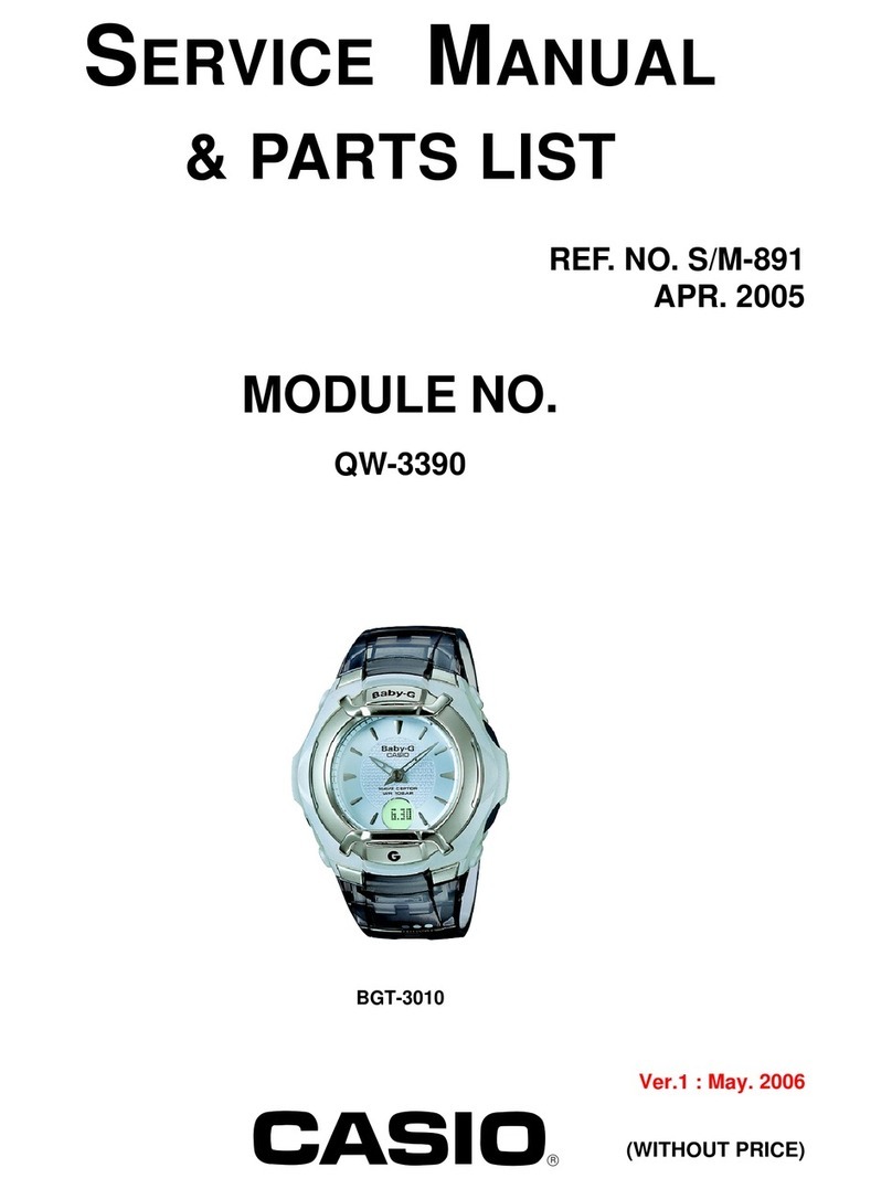 Casio QW-3390 Troubleshooting guide