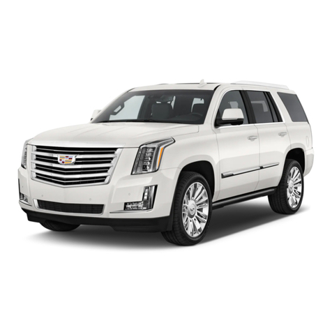 Cadillac Escalade 2018 User manual