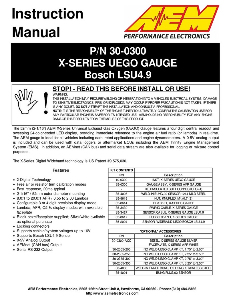 AEM 30-0300 instruction manual