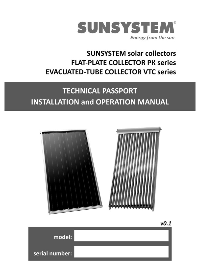 Sunsystem PK 2.15 Installation and operation manual