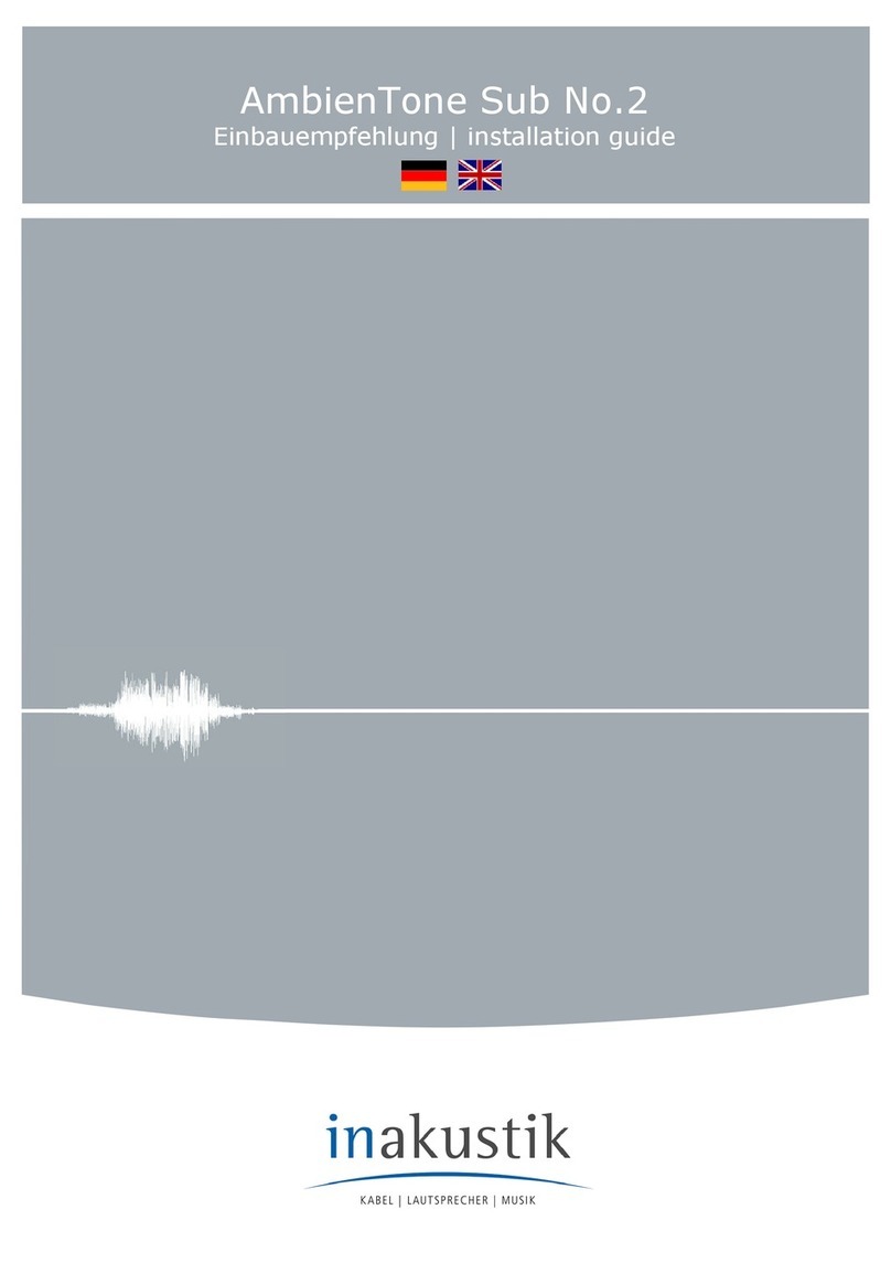 Inakustik AmbienTone Sub 2 installation guide