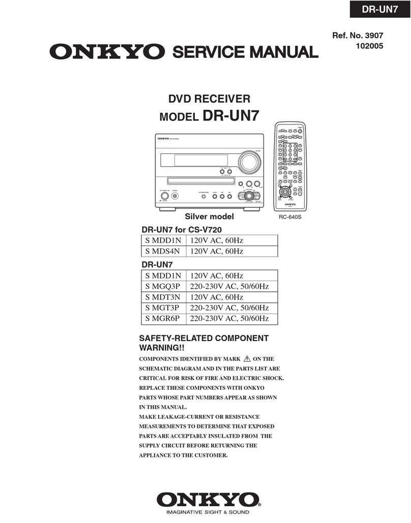 Onkyo DR-UN7 User manual