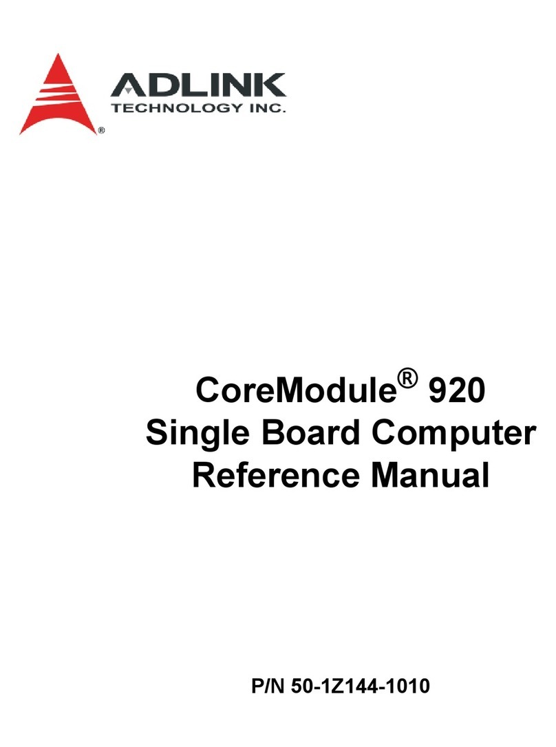 ADLINK Technology CoreModule 920 User manual