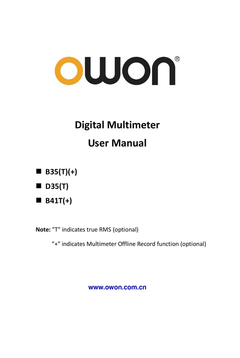 Owon B35 user manual