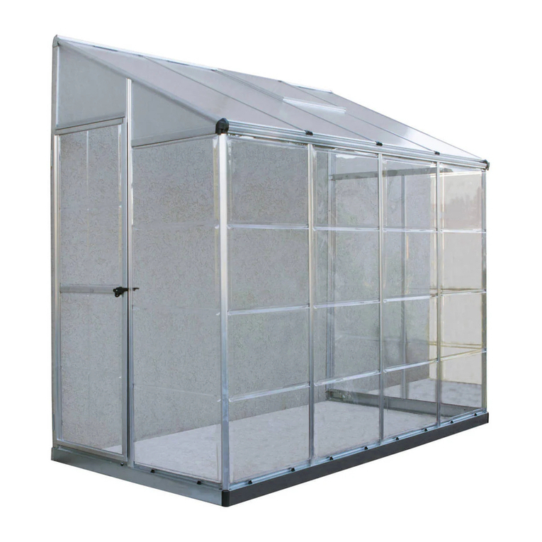 Palram Lean To 8x4 Hybrid User manual
