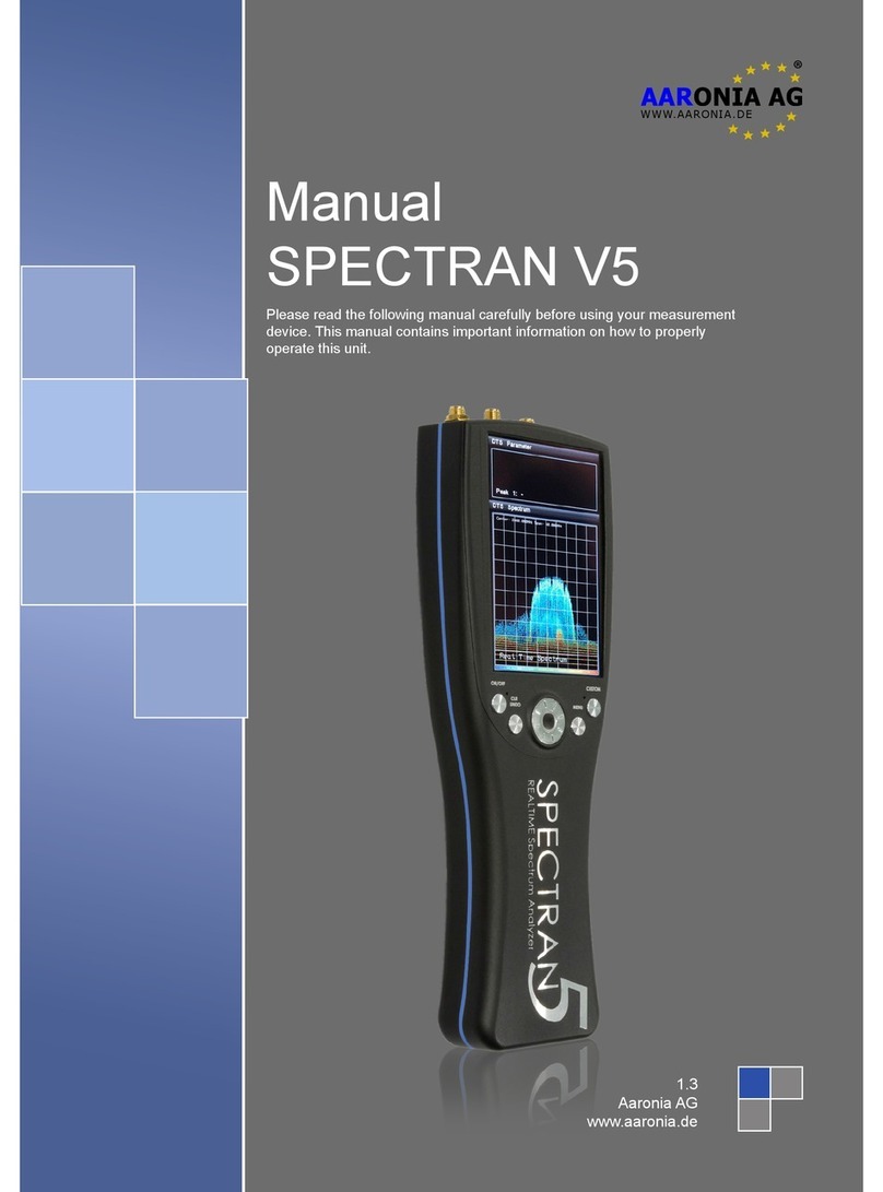 Aaronia SPECTRAN V5 User manual