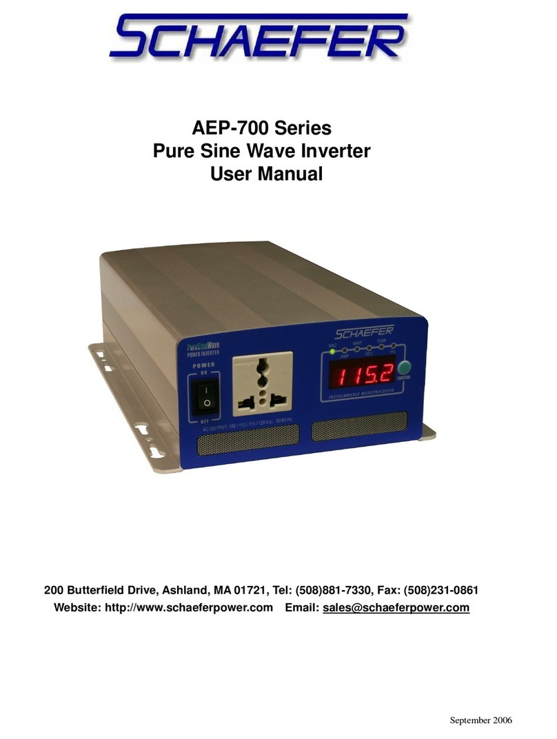 Schaefer AEP-700-121 user manual