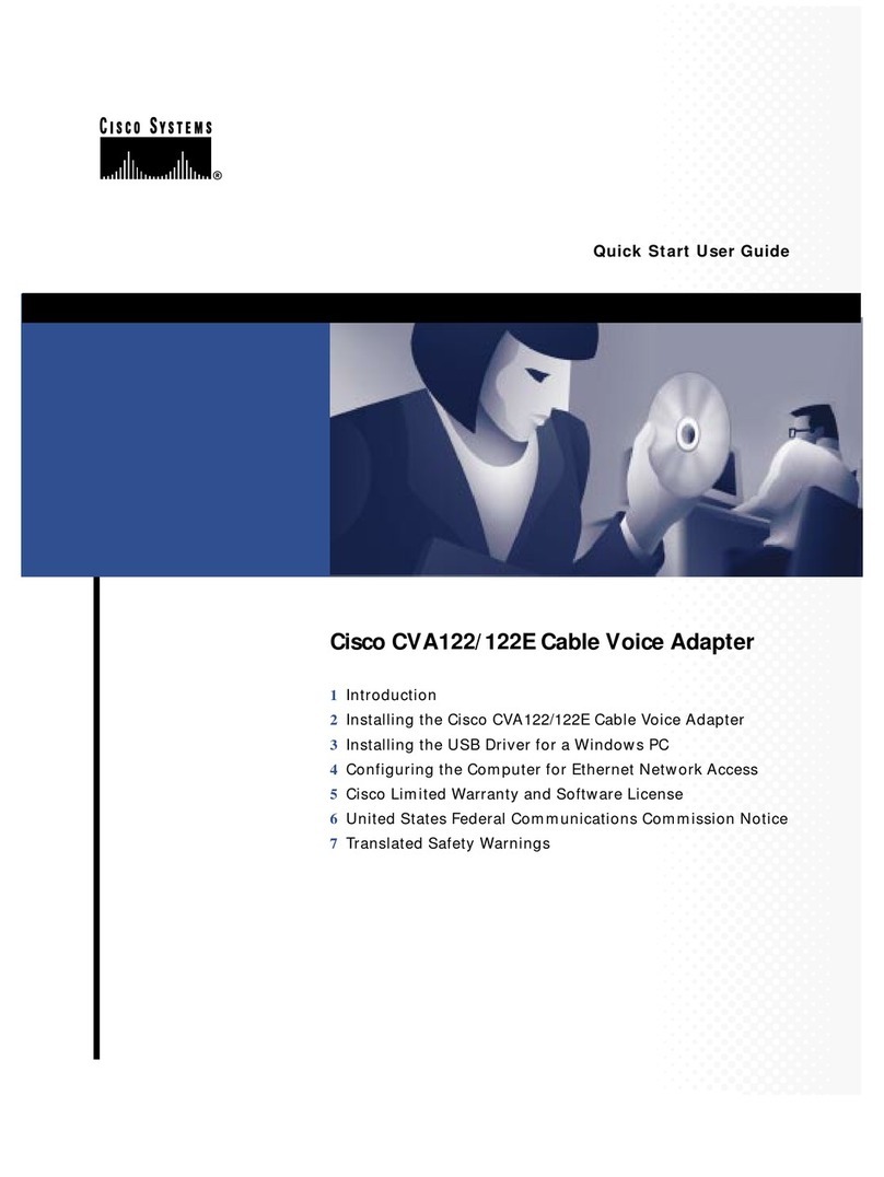 Cisco CVA122 Setup guide