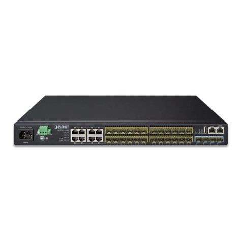 Planet Networking & Communication XGS3-24042 User manual