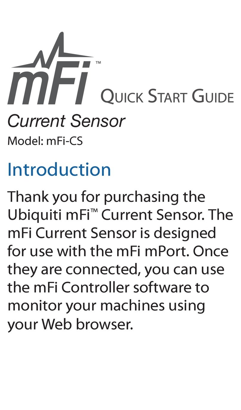 Ubiquiti mFi-CS User manual
