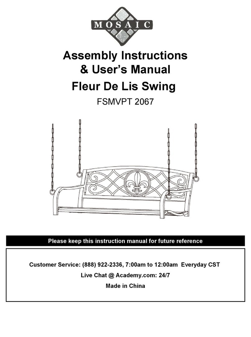 Mosaic FSMVPT 2067 Assembly instructions & user manual