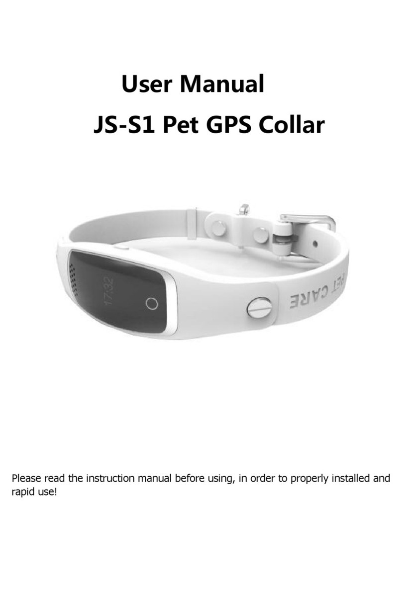 JIN SHENG JS-S1 Pet GPS Collar user manual