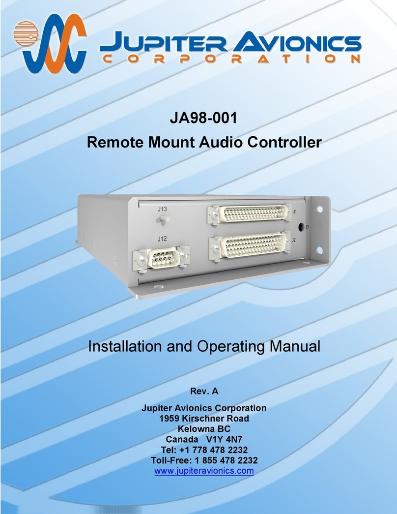 Jupiter Avionics JA98-001 User manual