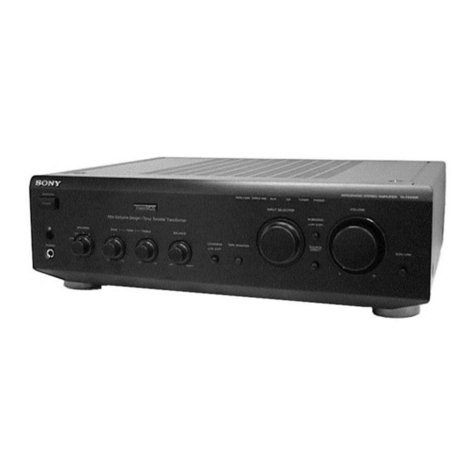 Sony TA-FE610R User manual
