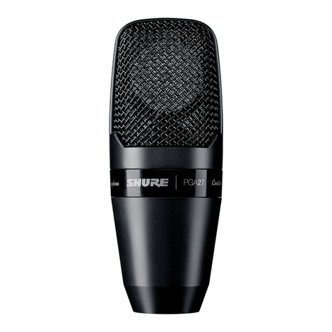 Shure PGA27 user guide