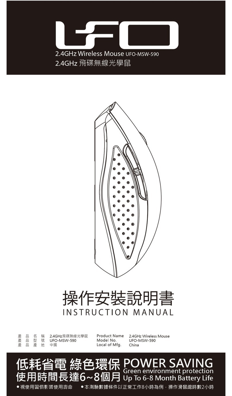 UFO UFO-MSW-590 instruction manual