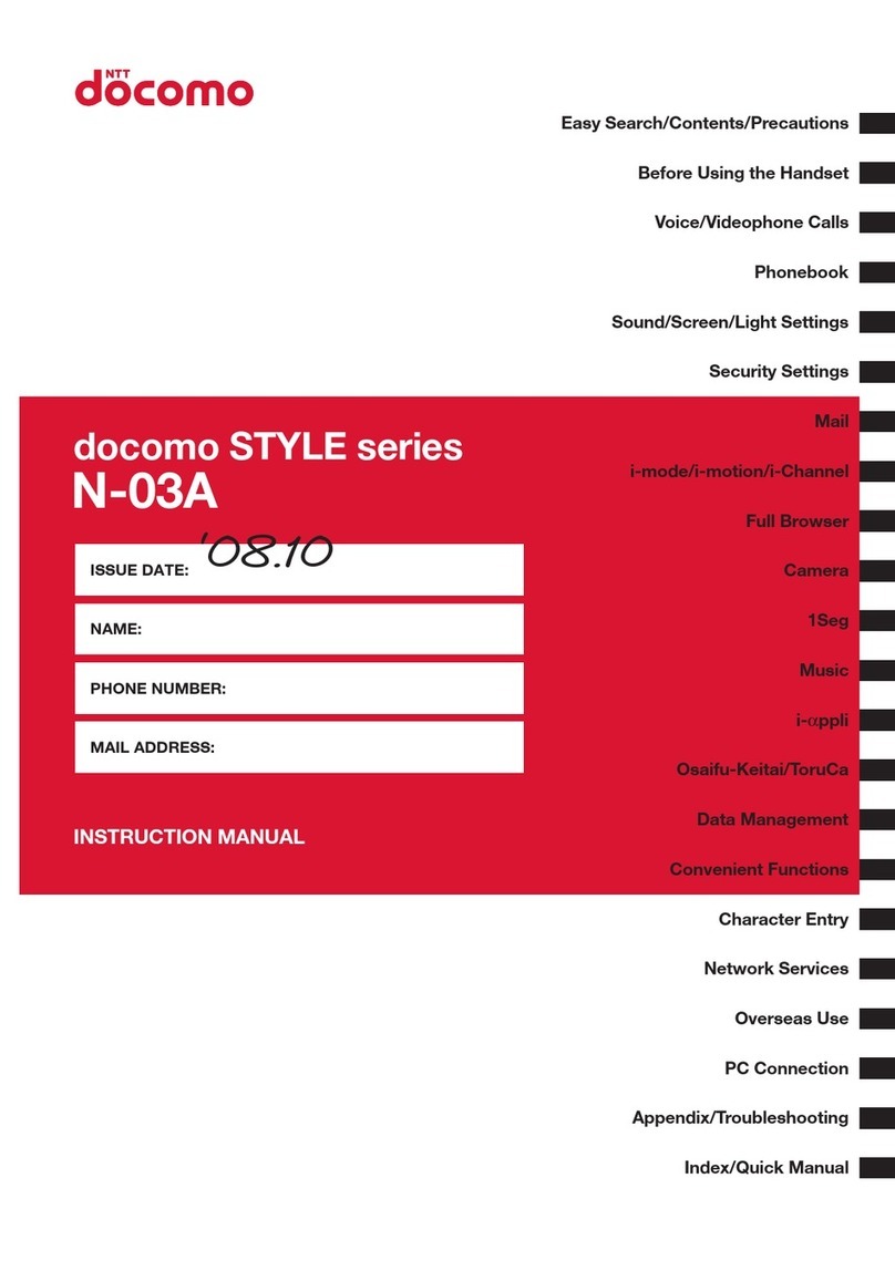 Docomo N-03A User manual