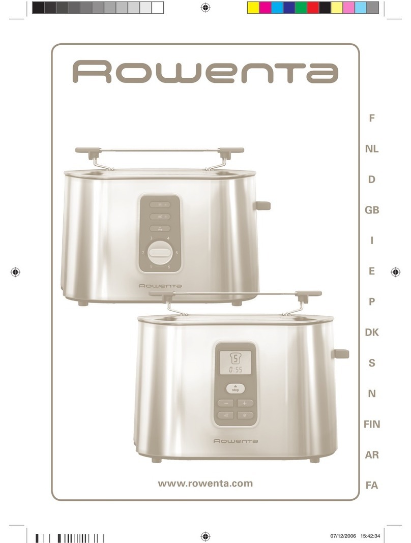 Rowenta TT 6180 Prelude user manual