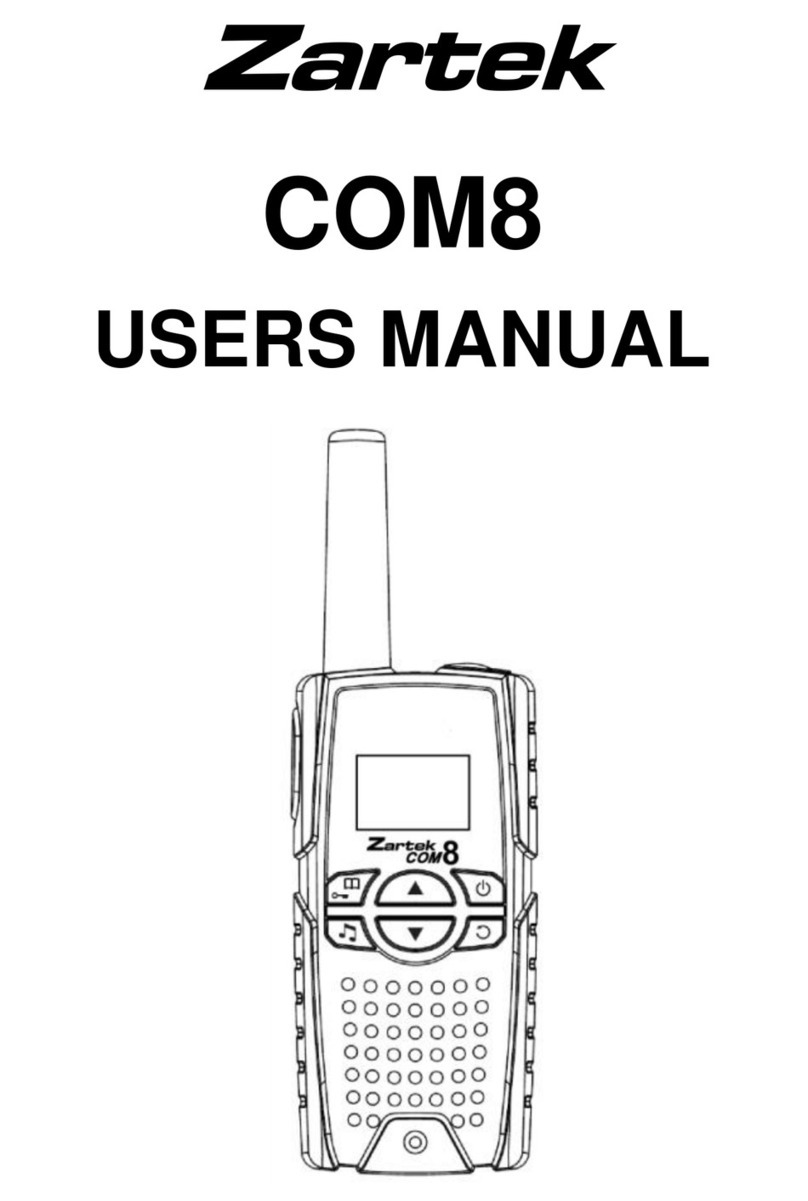 Zartek COM8 User manual